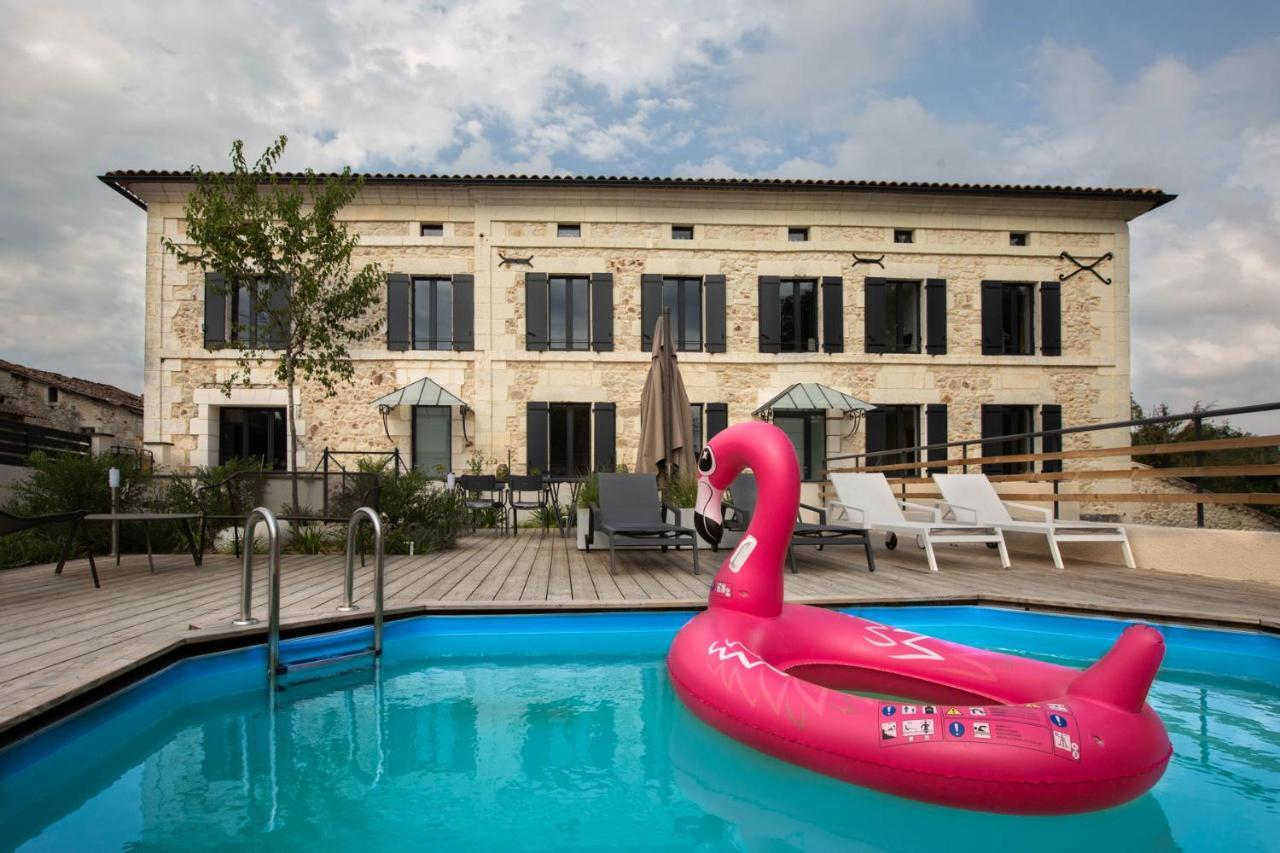 Au Bouchon Hotel Saint-Aigulin Buitenkant foto